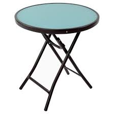 Bistro Round Folding Accent Table This Outdoor Patio Table Can Hold Drinks And Snacks For Two From Target Opti Patio Accent Table Patio Table Turquoise Room