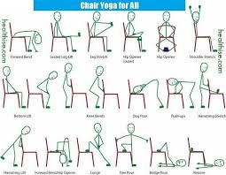 Chair Workout Https Knittingcrochetlove Com Yoga Pozlari Fitness Egzersizleri Yoga