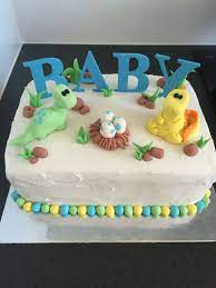 Dinosaur Baby Shower Cake Baby Shower Cakes Baby Shower Cakes For Boys Dino Baby Shower