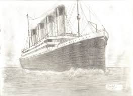 How To Draw Titanic Ship Titanic Art Titanic Ship Titanic Drawing