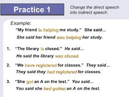 Image Result For Direct And Indirect Speech Direct And Indirect Speech Indirect Speech Reported Speech