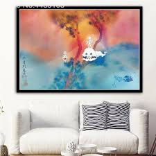 Kids see ghosts from kanye west and kid cudi. Decorative Kanye West Kid Cudi Kids See Ghosts 2018 Album Poster Wall Art Picture For Living Room Home Decor Posters And Print Painting Calligraphy Aliexpress