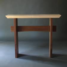 Lvb industrial console table, rustic wood and metal sofa table, hallway entry table for home living room, foyer accent entryway table with storage shelf, grey oak 55 inch 4.5 out of 5 stars 46 $139.98 $ 139. Modern Narrow Console Tables Entry Tables And Hall Tables Media Storage Furniture Handmade Custom Wood Furniture