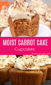 Easy Carrot Cake Cupcakes Moist Fluffy Recipe Easy Carrot Cake Easy Cupcake Recipes Easy Carrot Cake Cupcakes