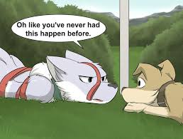 At Leash She S Trying By Infinitedge2u Furry Meme Furry Art Furry Comic