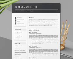Here is the best free professional resume template word for your next dreaming job opportunity. Cv Template Word Professional Cv Format Design Curriculum Vitae Cover Letter References Modern Resume Template Creative Resume Format 1 3 Page Instant Download Mycvtemplates Com