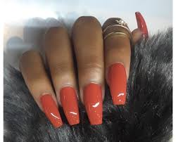 Maybe you would like to learn more about one of these? Acrylic Nails Burnt Orange New Expression Nails