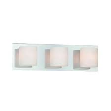 Eurofase Geos Collection 3 Light Chrome Bath Bar Light 20379 025 The Home Depot Vanity Light Bar Bathroom Vanity Lighting Eurofase Lighting