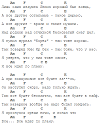 Grazhdanskaya Oborona Vse Idet Po Planu Akkordy Tekst Kavery Na Gitare