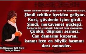 Eskiden Tehlikeler Haricten Gelirdi Onun Icin Mukavemet Kolaydi Simdi Tehlike Iceriden Geliyor Kurt Govdenin Icine Girdi Simdi Mukavemet Iman Simsek Kurt
