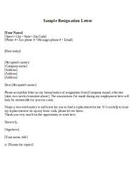 23 Sample Immediate Letters Of Resignation In Pdf Ms Word