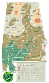 new alabama rut map aldeer com