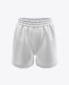 Download Women S Basketball Shorts Mockup Front View In Apparel Mockups On Yellow Images Object Mockups