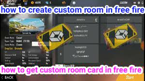 Yah game aapko play store par mil jayega. How To Create Custom Room Full Details In Free Fire How To Get Custom Room Card In Free Fire Youtube