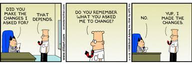 A magazine ran a dilbert quotes contest. Change Management Strategy Dilbert Change 2 Change Management Tech Humor Office Humor