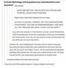 After All You Ll Most Likely End Up Dead So Hades Is The Best Choice To Please Greek Mythology Greek Myths Mythology