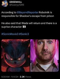 Some news, thoughts? : r/SonicTheMovie