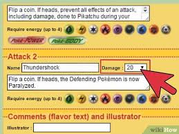In order for the card maker to work, you will probably need to update your browser. How To Make A Pokemon Card With Pictures Wikihow