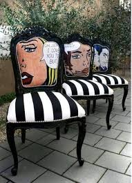 One Or Two Could Be Cool Accent Chairs With Comic Book Fabric Or Something In My Office Art Chair Funky Furniture Cool Furniture