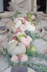 A Soft Pastel Fall Table Setting Sanctuary Home Decor Fall Table Settings Pink Thanksgiving Thanksgiving Table Settings