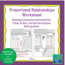 Proportional Relationships Worksheet 7 Rp 2 Relationship Worksheets Proportional Relationships Teaching Math