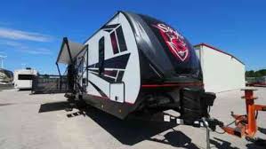 Because of the bigger size and the a number of capabilities, the rv requires better maintenance as compared to the journey trailer. 2021 Stryker 3212 Travel Trailer Toy Hauler Side Patio Deck 12 Vans Suvs And Trucks Cars