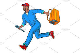 Male African Master Repairman Runs Car Repair Service Auto Service Auto Repair Shop