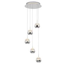 Artika Oracle 22 Watt Integrated Led Chrome Pendant Ora5l C1 The Home Depot In 2021 Pendant Fixture Gold Pendant Lighting Pendant Lamp