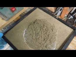My Simple Vibrating Table For Concrete Slab Making Youtube Concrete Slab Concrete Concrete Table