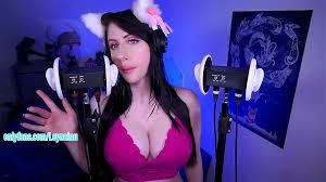 CAT GIRL ASMR Ear licking, Purrs, Kisses | Leyna inu