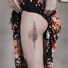 50 Gorgeous And Meaningful Tree Tattoos Inspired By Nature S Path Kickass Things Spine Tattoos For Women Tree Thigh Tattoo Tattoos