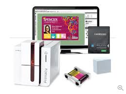 Atm withdrawals require a debit or credit card and a pin. Primacy Magnetic And Plastic Card Printer Evolis