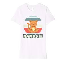Yoga Katze Namaste Lustiges Katzen Sport T Shirt Geschenk Amazon De Bekleidung Sport T Shirts Yoga Katze Shirts