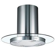 Cookology Tub900gl 90cm Round Glass Stainless Steel Tubular Island Kitchen Extractor Fan Chimney Coo Kitchen Extractor Kitchen Extractor Fan Extractor Fans