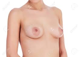 Nackte Weibliche Brust, Weißer Hintergrund, Exemplar Lizenzfreie Fotos,  Bilder und Stock Fotografie. Image 23727352.