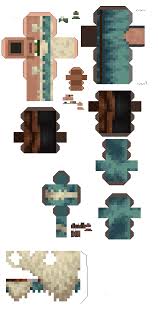 Bastelvorlagen inspirierend die25 minecraft bastelvorlagen. Minecraft Papercraft Mini Villager Novocom Top