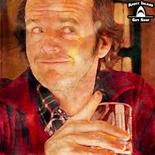The Shining Jack at the Bar 12x12 Art Print