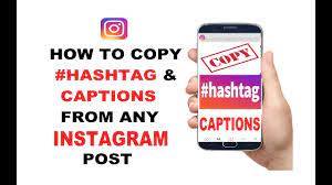 Android | ios step 4: How To Copy Hashtags Captions From Any Instagram Posts 2017 Youtube