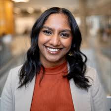 The Valedictorian Selection Committee is pleased to announce Ms. Sarika  Navanathan as the Valedictorian of the Class of 2024. Congratulations!  ⚖️🎉🥳 Sarika exemplifies the commitment, the community engagement, and the  passion to