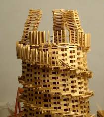 Keva Planks Domino Tower Bouw Kinderen Toren
