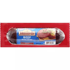 Homemade summer sausage and pepperoni recipes summer sausage and pepperoni summer sausage and pepperoni just like from the store, no pork, can use all ground beef or 1/2 beef and 1/2 venison. Johnsonville Summer Sausage Beef Summer Sausage Snacks Gary S Foods
