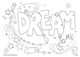 All pages are printed on both front and back, and are perforated for removal. Word Art Colouring Pages