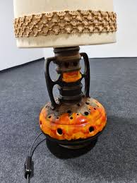 Vintage Walter Gerhard ceramic floor lamp