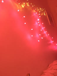 Plush paneling, mirrors and red led lighting give this loft bedroom an atmosphere that is out of this world. Pink Purple Yellow Lights Love Fairylights Glow Bedroom Photography Homedecor Lovelights Prettythings Heart Red Aesthetic Love And Light Aesthetic