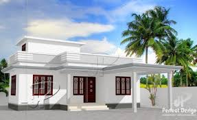 732 Square Feet 2 Bedroom Single Floor Low Budget Home Design And Plan Kerala House Design Bungalow House Design Architectural House Plans