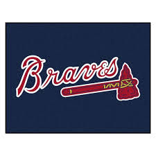 Fanmats 6428 Atlanta Braves 33 75 X 42 5 Nylon Face All Star Floor Mat With Braves Script With Tomahawk Logo Camperid Com