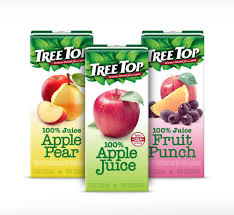 All the fruits retain their own characteristics like flavour, appearance and ripening times. Tree Top Juice Packaging Design Juice Packaging Tree Tops Juice Packaging Design
