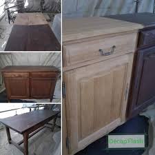 Salle à manger en chêne et céramique de style moderne et contemporain papillon, buffet bas 3 portes et 1 tiroir avec plateau en céramique, table carrée table carrée en chêne massif, plateau céramique, 1 allonge rangée en portefeuille en bout, système pied roulant pour faciliter l'ouverture de la table. Comment Renover Des Meubles De Salle A Manger Le Neubourg Proche De Louviers Decap Flash Decap Flash