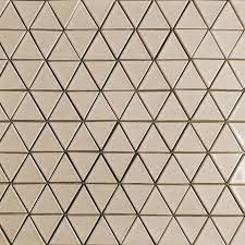 The mosaic tile offers a contemporary style and adds a touch of elegance to any space. Clayhaus Ceramic Mosaic Tile Triangle Modwalls Modern Tile