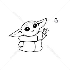 Super Cute Baby Yoda Catching Butterfly Svg Png Ai Eps Etsy In 2021 Star Wars Drawings Yoda Artwork Yoda Drawing